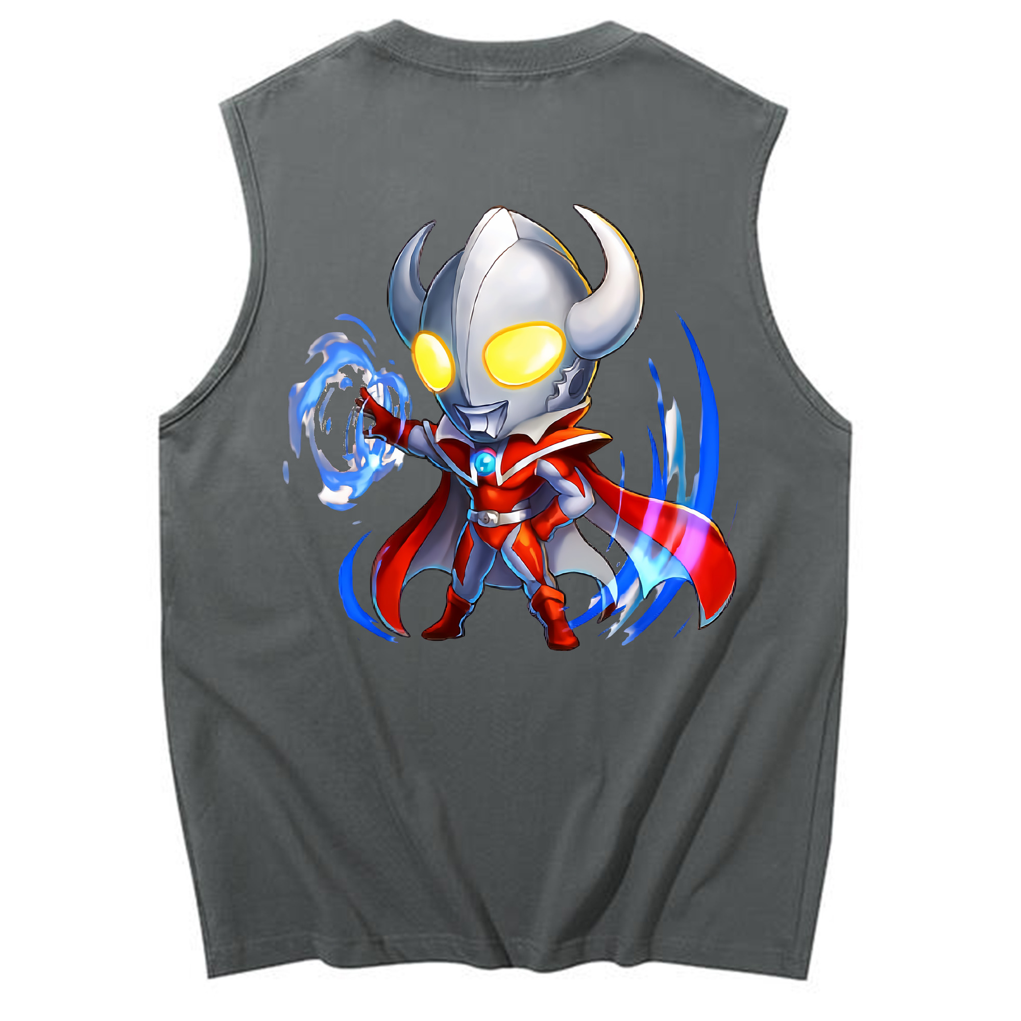 （画像用） ウルトラマン Ultraman コットン100％タンクトップ（背面プリント）